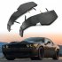 1 Pair Front Bumper Support Brackets Cover Retainer Replacement Compatible For Challenger 2015 2021 Left And Right Side 68375013AA 68375014AA black