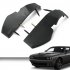 1 Pair Front Bumper Support Brackets Cover Retainer Replacement Compatible For Challenger 2015 2021 Left And Right Side 68375013AA 68375014AA black
