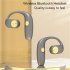1 Pair G15 Bluetooth Headset Stereo Music Noise Reduction Ear hook Sports Business Headphones grey