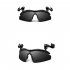 1 Pair Golf Clip on Polarized Sunglasses Reversible Sunscreen UV Protective Outdoor Leisure Sports Glasses YJ002