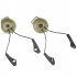 1 Pair Headset Helmet Adapter Hunting Earmuffs Support Suspension Headphones Bracket Hunting Earmuffs For Helmet Accessories black
