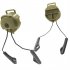 1 Pair Headset Helmet Adapter Hunting Earmuffs Support Suspension Headphones Bracket Hunting Earmuffs For Helmet Accessories black