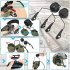 1 Pair Headset Helmet Adapter Hunting Earmuffs Support Suspension Headphones Bracket Hunting Earmuffs For Helmet Accessories black