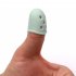 1 Pair Kalimba Guitar Thumb Finger Picks Protector Silica Gel Finger Cots Fingertip Nail Protection Cover green