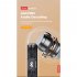 1 Pair Lenovo Xt97 Wireless Bluetooth Headset In ear Colorful Light Music Sports Earphones White