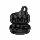 1 Pair M30 Ear-Clip Headset Bluetooth 5.3 In-ear Noise Reduction Bone Conduction Earphone black
