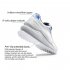 1 Pair Men Colorful TPU Fashion Sports Shoes Size 39 45 Super Grip Anti slip Soft Sole Casual Sneakers XZ258 45