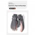 1 Pair Men Ski Gloves Windproof Waterproof Non slip Wear resistant Thickening Winter Warm Gloves Large Black Grey
