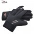 1 Pair Men Women Diving Gloves Anti skid Anti scratch Swimming Gloves For Kayak Surfing Snorkeling black M