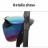 1 Pair Men Women Fashion Cycling Glasses High definition Lenses Colorful Hat Brim Outdoor Sport Sunglasses Eyewear B spot frame green lens