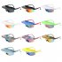 1 Pair Men Women Fashion Cycling Glasses High definition Lenses Colorful Hat Brim Outdoor Sport Sunglasses Eyewear B spot frame green lens