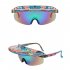 1 Pair Men Women Fashion Cycling Glasses High definition Lenses Colorful Hat Brim Outdoor Sport Sunglasses Eyewear B spot frame green lens