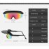 1 Pair Men Women Fashion Cycling Glasses High definition Lenses Colorful Hat Brim Outdoor Sport Sunglasses Eyewear C White spot frame blue lens