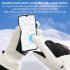 1 Pair Men Women Outdoor Ski Gloves Windproof Waterproof Non slip Touch Screen Winter Warm Gloves SK28 Light Grey