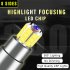 1 Pair Metal Car Headlight Bulbs G12 8 Sides 360 Degree H4 H7 9005 Led Car Lamp Universal