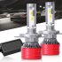 1 Pair Metal F5 Car Led Headlight Shock proof Waterproof Head lamp Bulb Modified Accessories H4