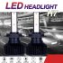 1 Pair Metal F9 Car Led Headlight H4 H7 H11 H13 9004 9005 9006 Decode Front Bulb Lamp Auto Parts H7