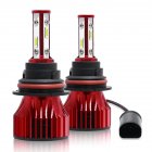 1 Pair Metal X15s Car Light H7 H11 9005 9006 9007 Led Headlight Bulb H4 High And Low Beam 60w 16000lm 6000k Super-bright Lamp 9007