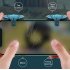 1 Pair Mobile  F01  Trigger Mobile Game Controller Simple Ergonomic Design Versatility Joystick Portable Eating chicken Game Buttons Black pair