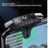1 Pair Mobile  F01  Trigger Mobile Game Controller Simple Ergonomic Design Versatility Joystick Portable Eating chicken Game Buttons Black pair