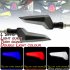 1 Pair Motorcycle Accessories Modified L shaped Light guiding Dual color Led Turn  Signal Lights Yellow red light