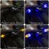 1 Pair Motorcycle Accessories Light Guiding Light Dual Color Led Turn Signal Daytime Running Light Yellow   white light