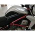 1 Pair Motorcycle Anti Slip Pad Oil Box Protector Sticker for  Kawasaki ER 6N 06 15 black