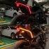 1 Pair Motorcycle Strip Light LED Daytime Running Light Sequential Flow Duotone Red light   streamer yellow 30cm