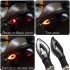 1 Pair Motorcycle  Turn  Signal Peach Heart shaped Light guided Dual color Led Turn Signal Lights Motorcycle Accessories Yellow light  turn signal    blue light