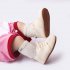 1 Pair Newborn Walker Toddler Shoes Breathable Hollow Infant Boys Girls Anti slip Soft Sole Sneakers Pink 9 12M Bottom length 13cm