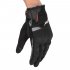 1 Pair Nylon Motorcycle Riding Racing Gloves Touch Screen Full  Finger  Gloves Breathable Gloves black m