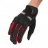 1 Pair Nylon Motorcycle Riding Racing Gloves Touch Screen Full  Finger  Gloves Breathable Gloves black m