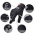 1 Pair Nylon Summer  Gloves Touch Screen Cycling Gloves Full finger Night Reflective Gloves Summer black m