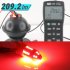 1 Pair Of 3157 Led Strobe Flashing Tail Brake Stop Parking Bulbs  Light Super Bright Low Power Consumption No Flicker Lights Red