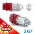 1 Pair Of 3157 Led Strobe Flashing Tail Brake Stop Parking Bulbs  Light Super Bright Low Power Consumption No Flicker Lights Red