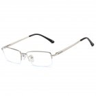 1 Pair Of Anti-blue Light Business  Glasses Half Frame Glasses Metal Frame Fashion Eyewear