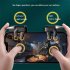 1 Pair Of Six Finger Gaming  Trigger Shooter Controller Metal Joystick Aim Shooting S 07 Key Button Game Aux Artifact For Phone Gaming blue pair