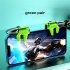 1 Pair Of Six Finger Gaming  Trigger Shooter Controller Metal Joystick Aim Shooting S 07 Key Button Game Aux Artifact For Phone Gaming blue pair