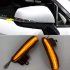 1 Pair Of Smoked Led Rearview Mirror Turn  Signal  Lights Lamp Oe 81740 58010 lh  81730 58010 rh  Car Accessories Compatible For 2016 2021 Tacoma smoked