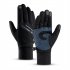 1 Pair Of Thick Winter Warm  Gloves Touch Screen Non slip Gloves For Outdoor Hiking Cycling black L