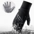 1 Pair Of Thick Winter Warm  Gloves Touch Screen Non slip Gloves For Outdoor Hiking Cycling Red L