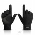 1 Pair Of Thick Winter Warm  Gloves Touch Screen Non slip Gloves For Outdoor Hiking Cycling Rice coffee L