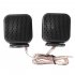 1 Pair Of Universal 500w Car  Tweeters Installs Instantly Built in Divider Mini Square High Frequency Car Audio Stereo Speakers black
