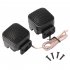 1 Pair Of Universal 500w Car  Tweeters Installs Instantly Built in Divider Mini Square High Frequency Car Audio Stereo Speakers black