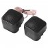 1 Pair Of Universal 500w Car  Tweeters Installs Instantly Built in Divider Mini Square High Frequency Car Audio Stereo Speakers black