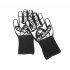 1 Pair Outdoor Finger Gloves 800 degree High Temperature Resistant Thickened Anti scald Flame Retardant Gloves 1 pair