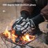 1 Pair Outdoor Finger Gloves 800 degree High Temperature Resistant Thickened Anti scald Flame Retardant Gloves 1 pair