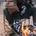 1 Pair Outdoor Finger Gloves 800 degree High Temperature Resistant Thickened Anti scald Flame Retardant Gloves 1 pair