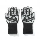 1 Pair Outdoor Finger Gloves 800-degree High Temperature Resistant Thickened Anti-scald Flame Retardant Gloves 1 pair