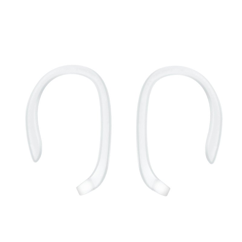 1 Pair Protective Earhooks Holder Secure Fit Hooks for Airpods Apple Wireless Earphones Accessories Silicone Sports Anti-lost Transparent